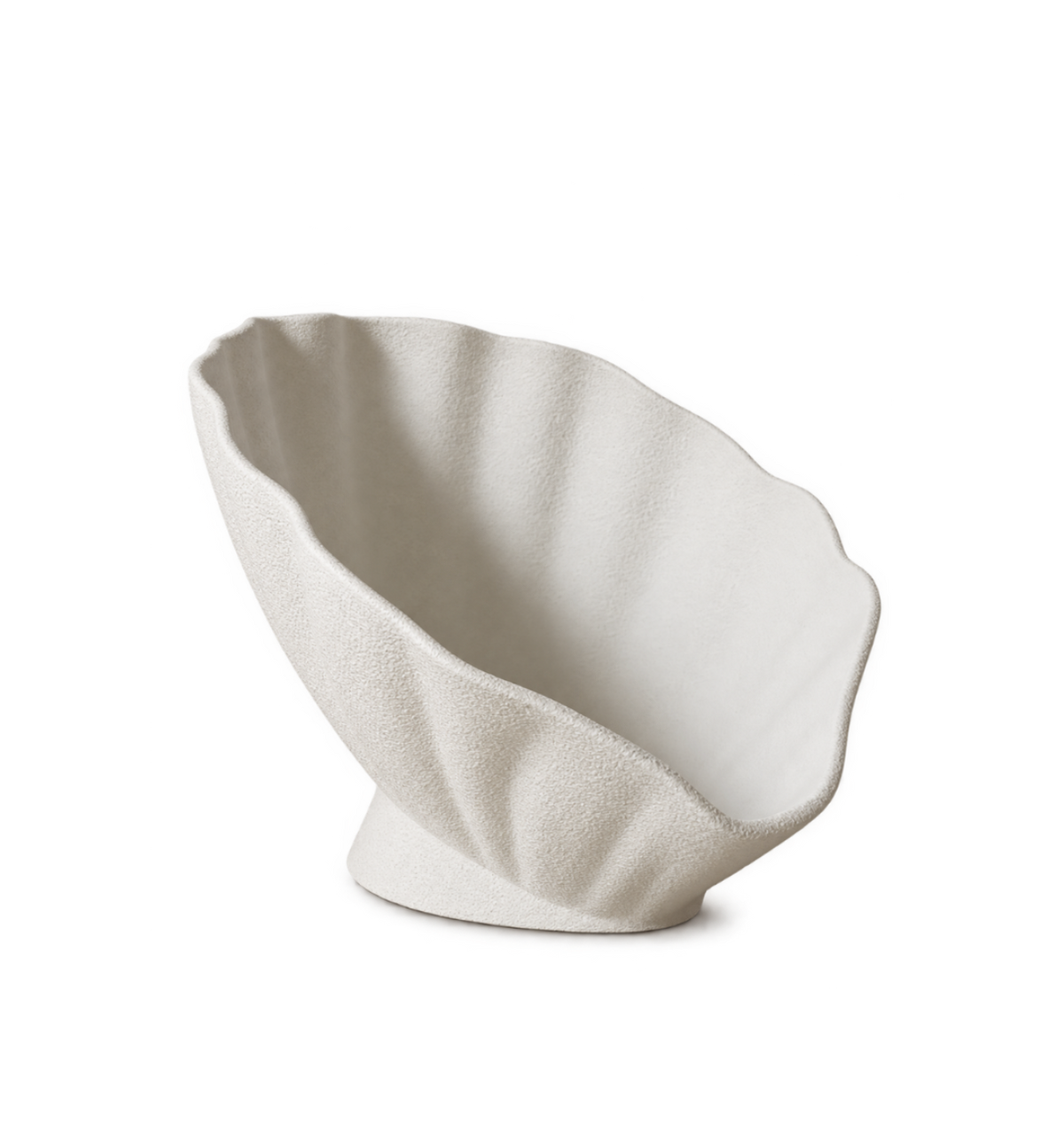 THE SEA SHELL TRAY - Milky White